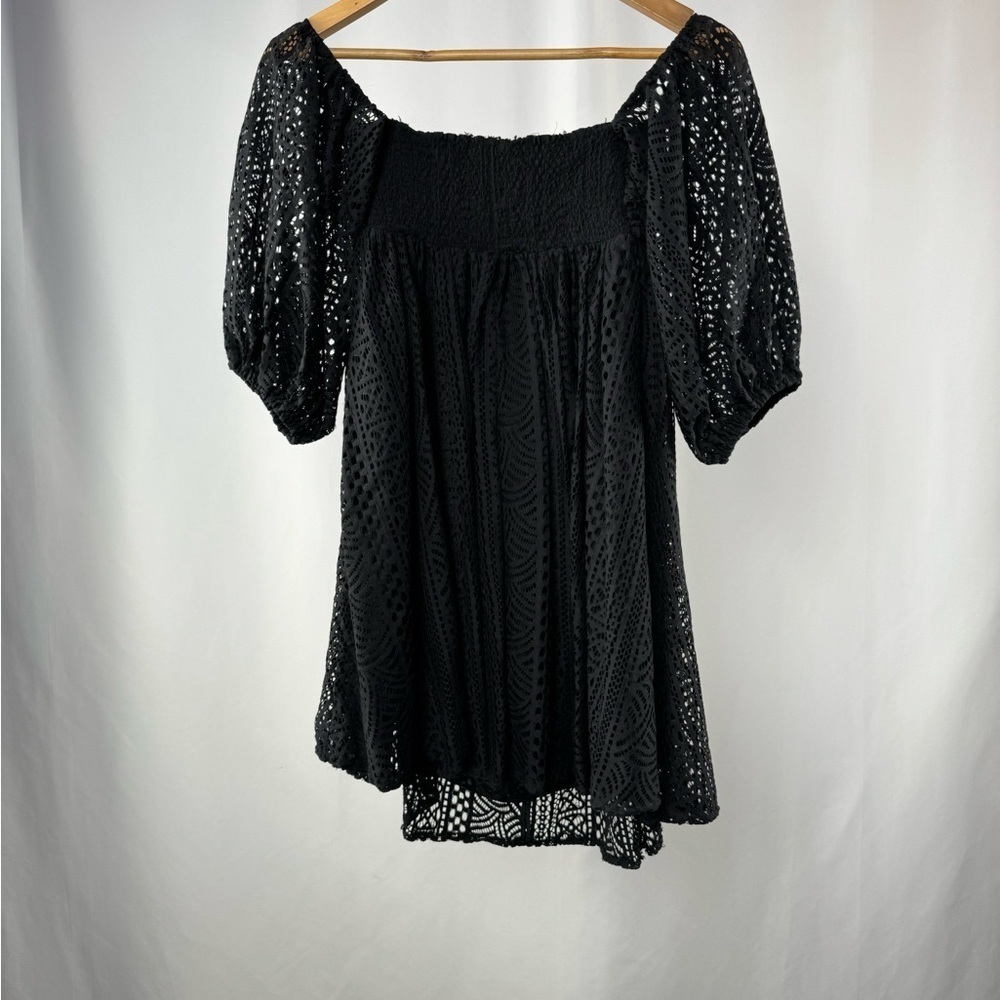 Free People Emmy Lou Mini Dress in Black Size Small - Picture 9 of 11